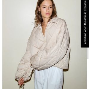 Deiji Studios Collared Quilt Coat - Fawn (NWT)